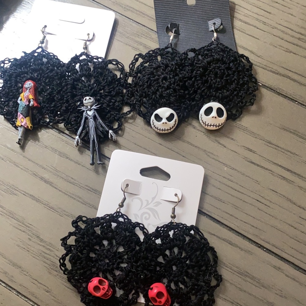 Handmade Crochet Earrings PRICE IS FOR 3 PAIRS! 😍